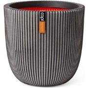 Pot bol Groove H41 cm antraciet