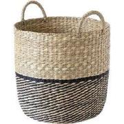 Ronde tweekleurige mand in zeebies