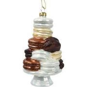 Cake glas l8b8h13.5 cm bruin