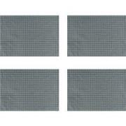 Krumble Theedoek met ruitpatroon klein - 40 x 60 cm - Katoen - Grijs