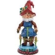 18 inch holly wood scarecrow nutcracker