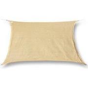 hanSe® Schaduwdoek Rechthoek Waterafstotend 2x3 m Zonnedoek Zand