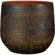 Mica Decorations Bloempot Enrique - 35x35x30 cm - Terracotta - Bruin