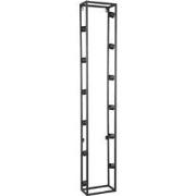 PTMD Wijnrek Rensa - 25x12x135 cm - Ijzer - Zwart