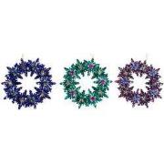 5.3 inch Snowflake Wreath Orna X 3. 5x5x10 cm kerstornament