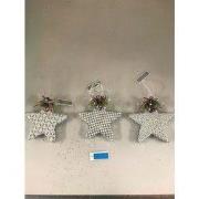 Xmas Star Foam 15 cm 3Ass Silve