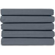 Ten Cate Katoensatijnen Hoeslaken - 160x200 - Donker Blauw