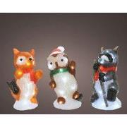 LED dieren l13b15h24 cm koel wit a3 kerstverlichting