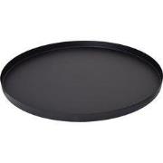 LOFT42 Brew Metalen rond Dienblad – Zwart – 60x60