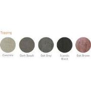 Celino Table Oak Grey 240x100 White Frame