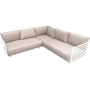 Tobago cornerset oyster incl. zand olefin kussens