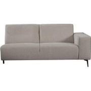 LABEL51 Bank Nero - Naturel - Boucle - 2,5-Zits Arm Rechts Voorstaand
