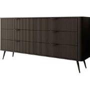 Meubella - Ladekast Lima - Zwart - 163 cm