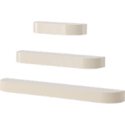 Sandy houten wandplanken beige - set van 3