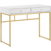 DAPHNE - Bureau - Wit/Goud - MDF
