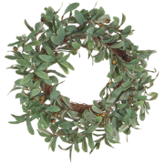 DANRUN - Decoratieve krans - Groen - Synthetisch