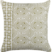 LARICS  - Sierkussen - Lichtgroen - 45 x 45 cm - Katoen