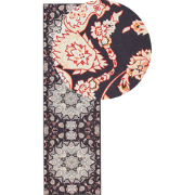 ARITAS - Loper tapijt - Zwart/Beige - 60 x 200 cm - Polyester