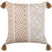 MALUS  - Sierkussen - Lichtbruin - 45 x 45 cm - Katoen