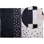 ERFELEK - Patchwork vloerkleed - Multicolor - 140 x 200 cm - Leer