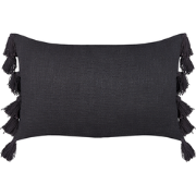 LYTHRUM  - Sierkussen - Donkergrijs - 55 x 35 cm - Katoen