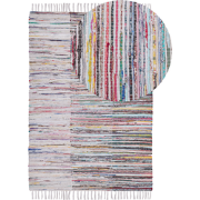 MERSIN - Laagpolig vloerkleed - Fuchsiapaars - 160 x 230 cm - Katoen