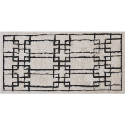 TURHAL - Laagpolig vloerkleed - Beige - 80 x 150 cm - Katoen