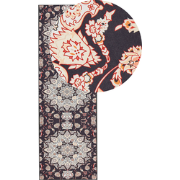 ARITAS - Loper tapijt - Zwart/Beige - 80 x 240 cm - Polyester