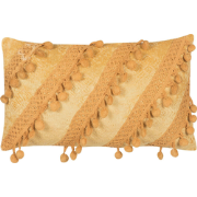 AYROOR - Sierkussen - Mosterdgeel - 30 x 50 cm - Katoen