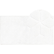 THATTA - Shaggy vloerkleed - Wit - 80 x 150 cm - Polyester