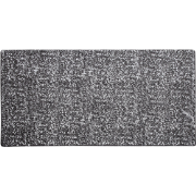 ESEL - Laagpolig vloerkleed - Grijs/Zilver - 80 x 150 cm - Viscose