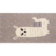 LUBUK - Vloerkleed  - Taupe - Katoen