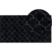 GHARO - Shaggy vloerkleed - Zwart - 80 x 150 cm - Polyester