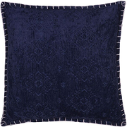 MELUR - Sierkussen - Donkerblauw - 45 x 45 cm - Katoen