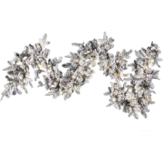 SUNDO - Guirlande - Wit - 180 cm - Synthetisch materiaal