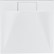 AZZURRO - Douchebak - Wit - 90 x 90 x 3 cm - SMC (kunststof)