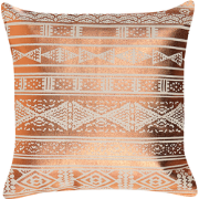 OUJDA  - Sierkussen - Koper - 50 x 50 cm - Katoen