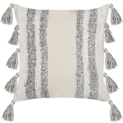 HELICONIA  - Sierkussen - Grijs - 45 x 45 cm - Katoen