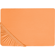 JANBU - Laken - Oranje - 160 x 200 cm - Katoen