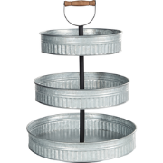 KOUIGN - Etagère - Zilver - 3 lagen - IJzer