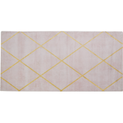 ATIKE - Vloerkleed - Lichtroze - 140 x 200 cm - Viscose