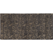 ESEL - Laagpolig vloerkleed - Grijs/Goud - 80 x 150 cm - Viscose