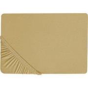 JANBU - Laken - Olijfgroen - 200 x 200 cm - Katoen