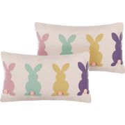 CLUSIA - Sierkussen set van 2 - Meerkleurig - Polyester
