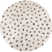 AFIS - Vloerkleed - Lichtbeige - Ã¸ 140 cm - Katoen