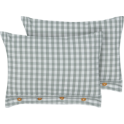 TALYA  - Sierkussen set van 2 - Mintgroen - 40 x 60 cm - Polyester