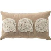 Dutch Decor MORGAN - sierkussen 30x50 cm - schelpen - Irish Cream - be...