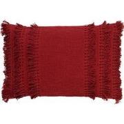 Dutch Decor FARA - Sierkussen 40x60 cm - 100% katoen - met franjes - M...