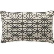 Dutch Decor NISA - sierkussen 30x50 cm - waterafstotend - Charcoal Gra...