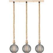 Home sweet home hanglamp Leonardo 3L Spiral g180 - smoke